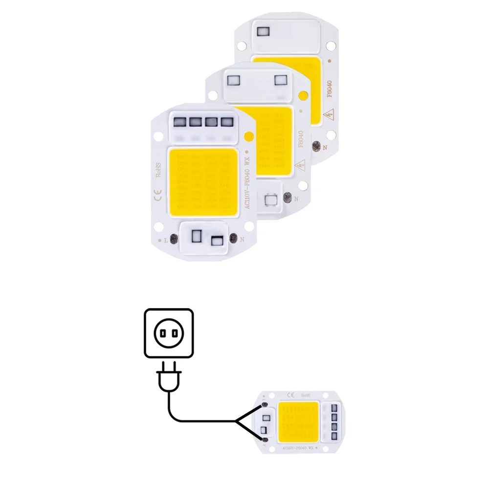 

Светодиодные чипы FOXGBF XP01 20/30/50 Вт холодный/теплый белый