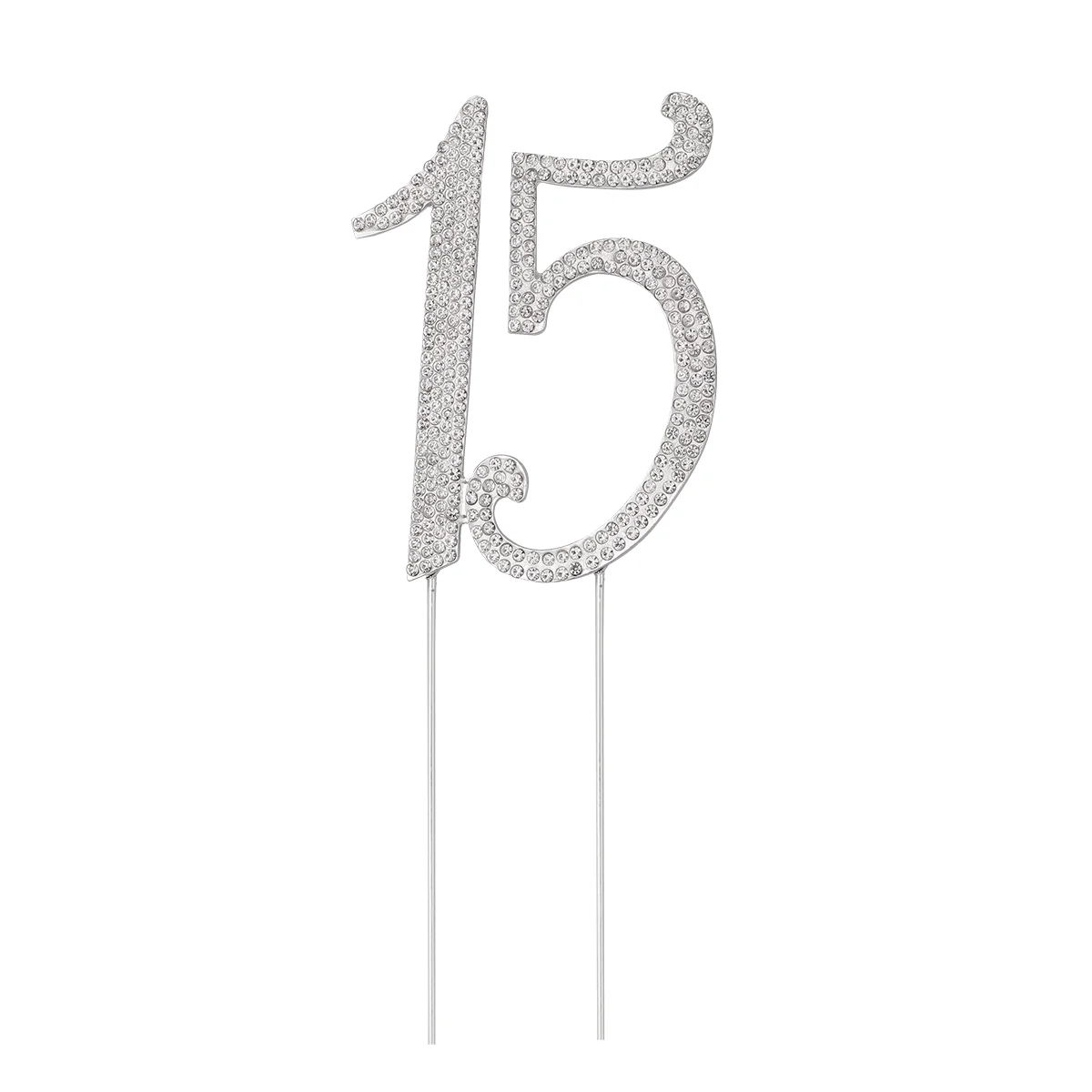 

Cupcake 15Th Topper Birthday Cake Picks Number Anniversary Decorations Party Toppers Happy Decoration Diamond Toothpicks Glitter