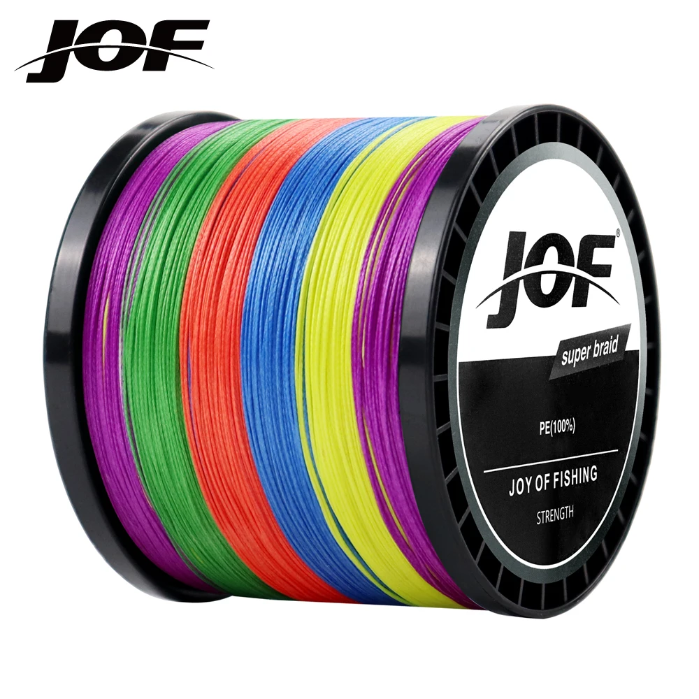 

300M 500M 1000M 9 Strands Brand Line JOF Japan Multifilament 100% PE Braided Fishing Line 28.6LB to 143.5LB