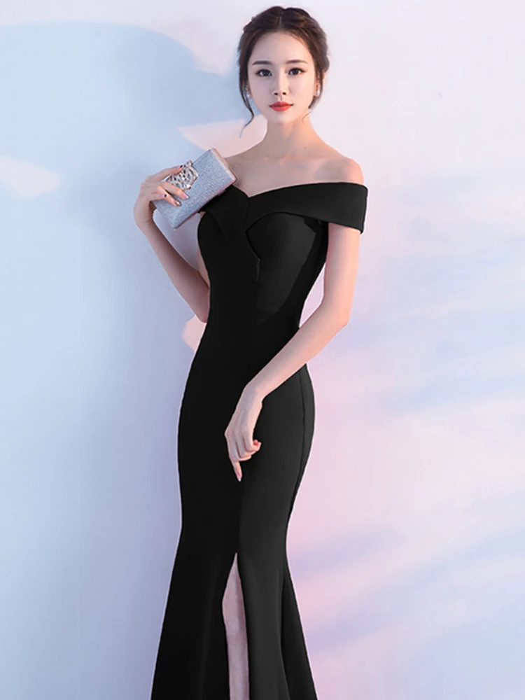 Luxury Party Elegant Dresses for Women 2022 Evening Prom Formal Long Clothes Sexy Sequin Cocktail Ceremony Birthday Maxi Outfits