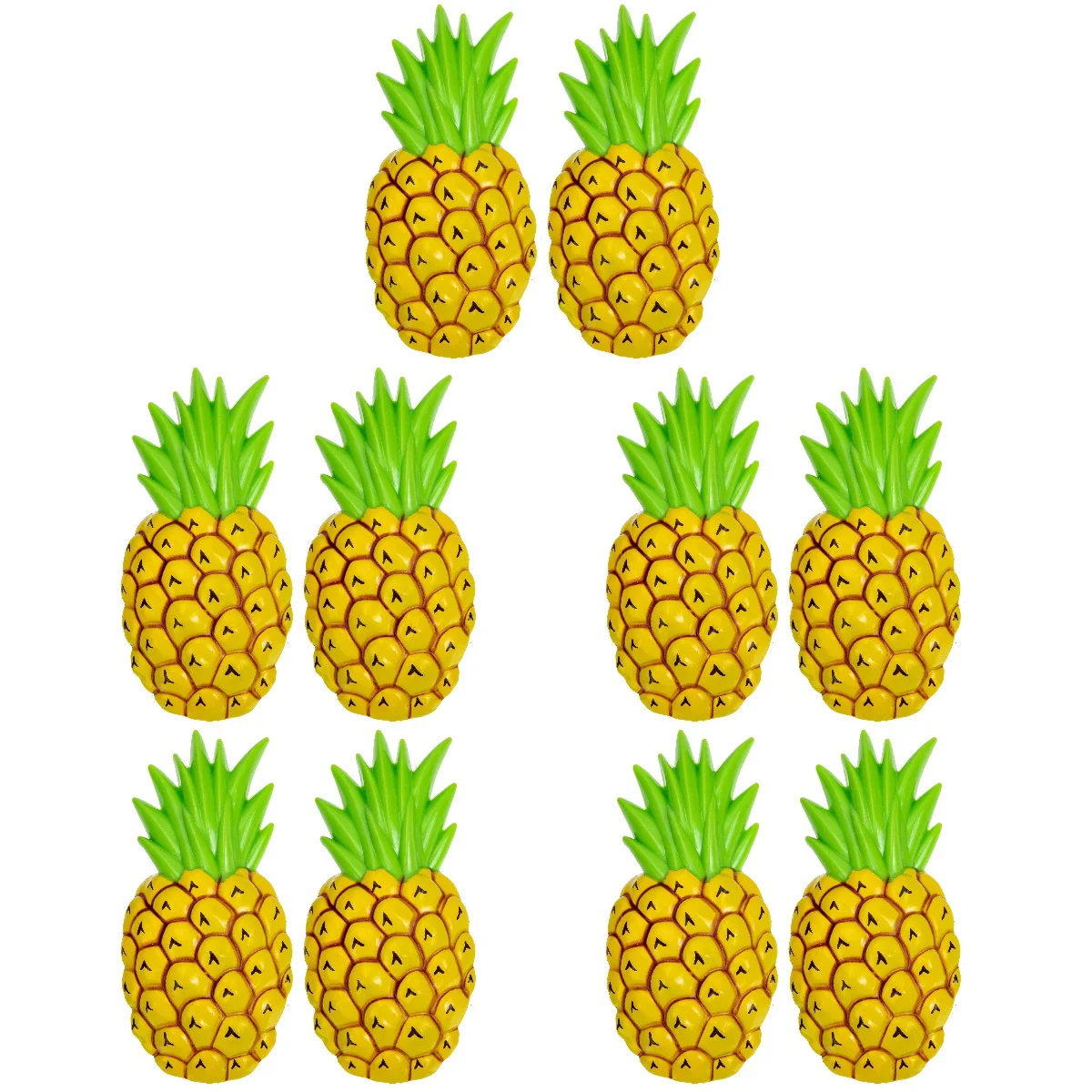 

10 pcs Pineapple Shaped Beach Towel Clips Holders Lounge Chair Towel Secure Clips
