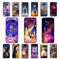 disney beauty and the beast phone case for samsung note 5 7 8 9 10 20 pro plus lite ultra a21 12 72
