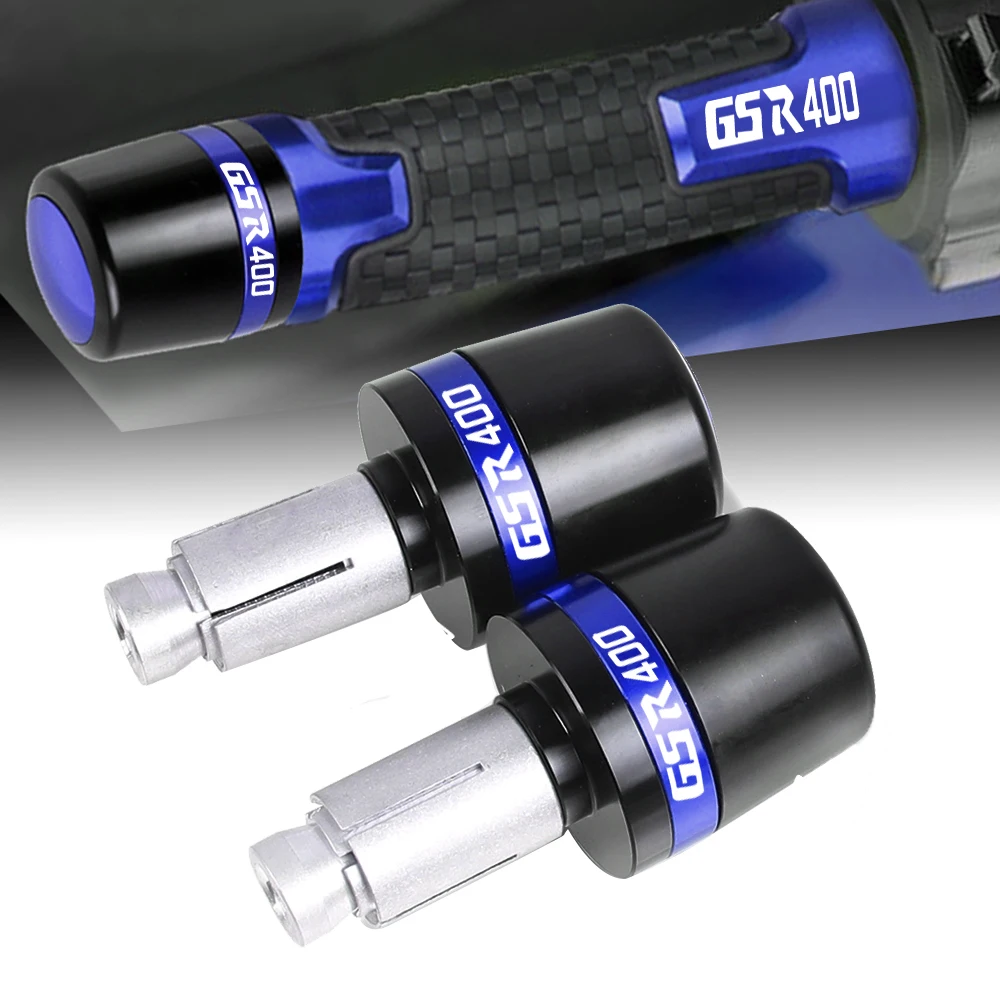 Cnc 7/8'' for Suzuki Gsr400 Gsr 400 2008 2009 2010 2011 2012 Handlebar End Grip Ends Plus Scooter handle Bar