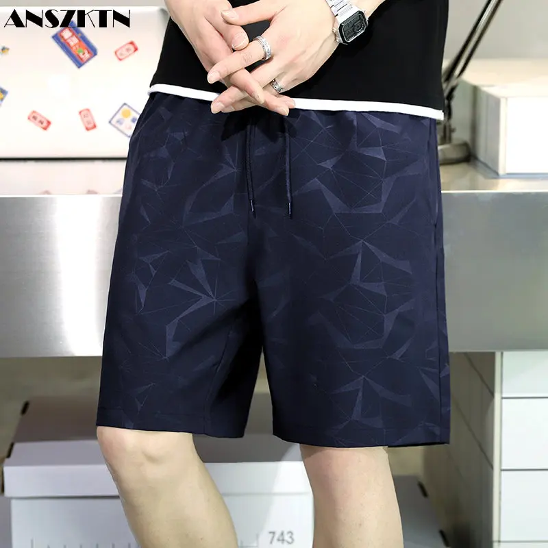 

ANSZKTN Men running summer plus size casual sports short pants loose Shorts