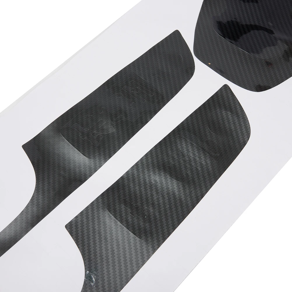 

Wrap Carbon Fiber Stickers 2005-2012 Trim 3 Series Accessories Black For BMW Glossy Interior Durable Practical