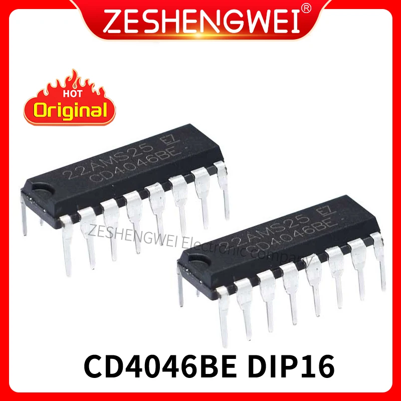 

5PCS CD4046BE CD4046B CD4046 4046 IC DIP Logic Chip New Original