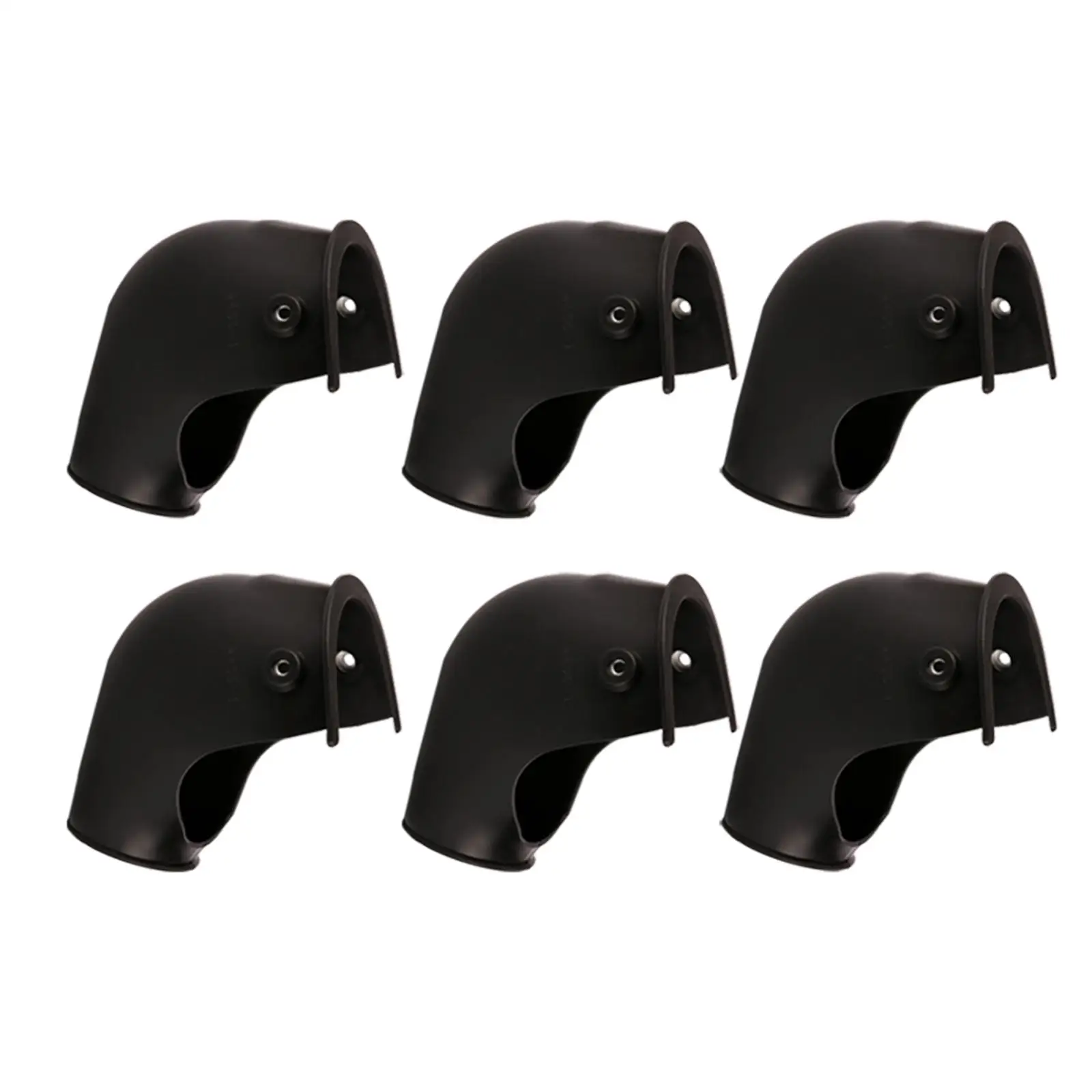 

6 Pieces Billiard Baskets Pool Table Pocket Billiards Pool Game Rubber Drop Pockets