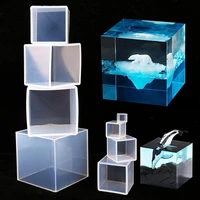 2022 diy silicone pendant mold jewelry making cube uv epoxy resin mold casting mould craft jewelry tools new
