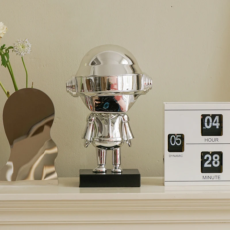 

Абстрактная Художественная Скульптура креативный домашний декор статуи скандинасветильник Роскошные Мультяшные животные настольные укр...