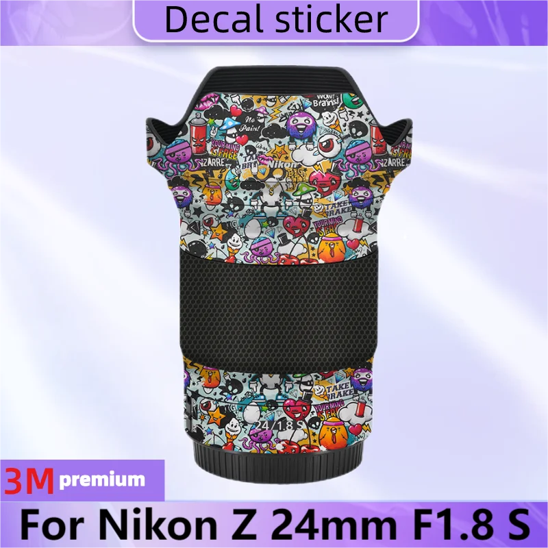 Кожа объектива для Nikon Z 24 мм F1.8 S наклейка защитная пленка защитное покрытие от