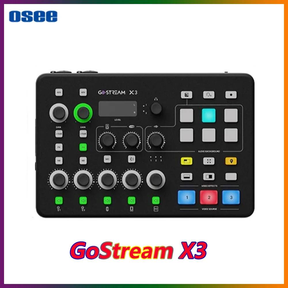 Интегрированный коммутатор OSEE GoStream X3 3-канальный вход/выход HD/USB3.0 для прямой