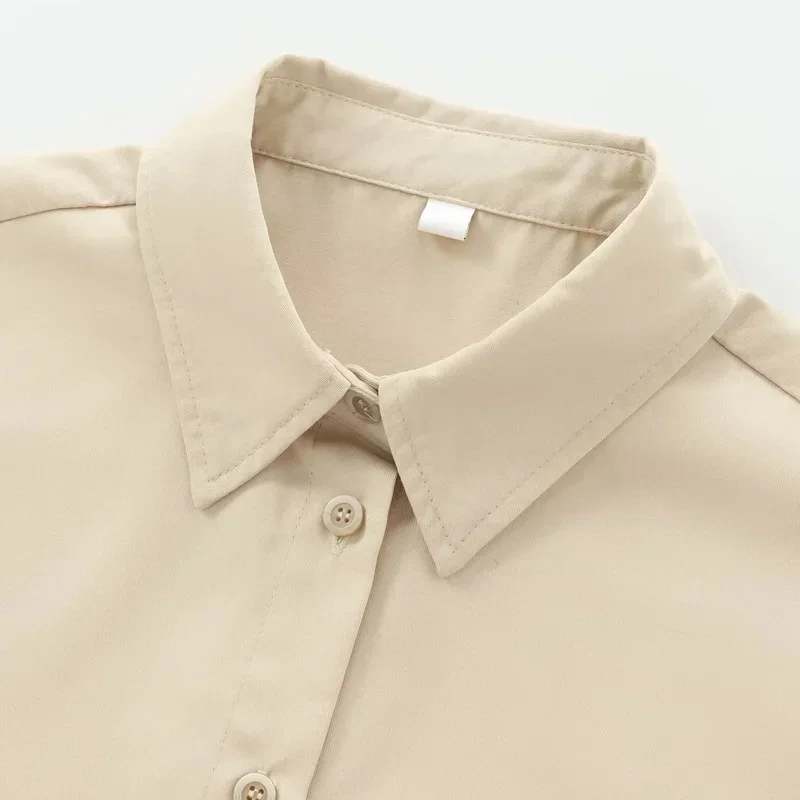 Женские рубашки и блузки TRAF с длинным рукавом Элегантные повседневные офисные