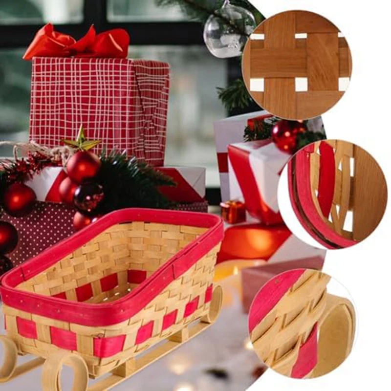 

Candy Storage Basket Candy Bowl Christmas Candy Storage Basket Table Centerpiece Sled Ornament Sleigh Basket Snack Container