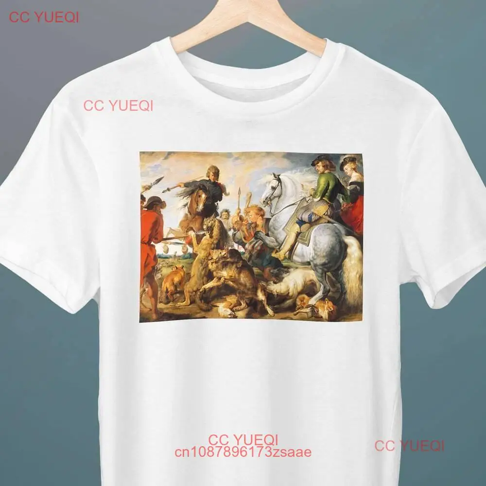 Футболка с изображением волка и лисы на охоте Питера пола руменса