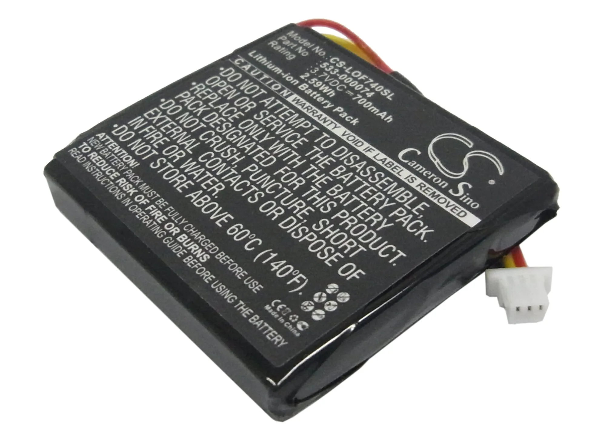 

Аккумулятор для беспроводной гарнитуры CS для Logitech G930 F540 981-000257 подходит для литий-ионных 533-000074 в 3,70 мАч/700 Вт-ч