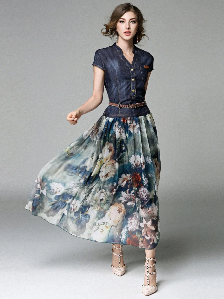 

New cross-border European and n women's dresses for summer 2023
