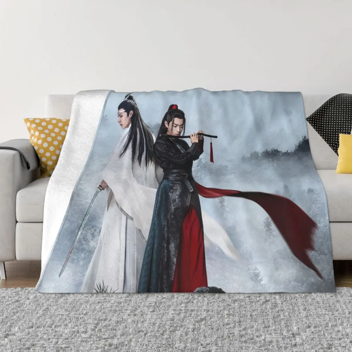 

Неразобранное фланелевое одеяло Xiao Zhan Wei Ying Yaoi ЛГБТ Lan Zhan одеяло для кровати легкое тонкое плюшевое одеяло