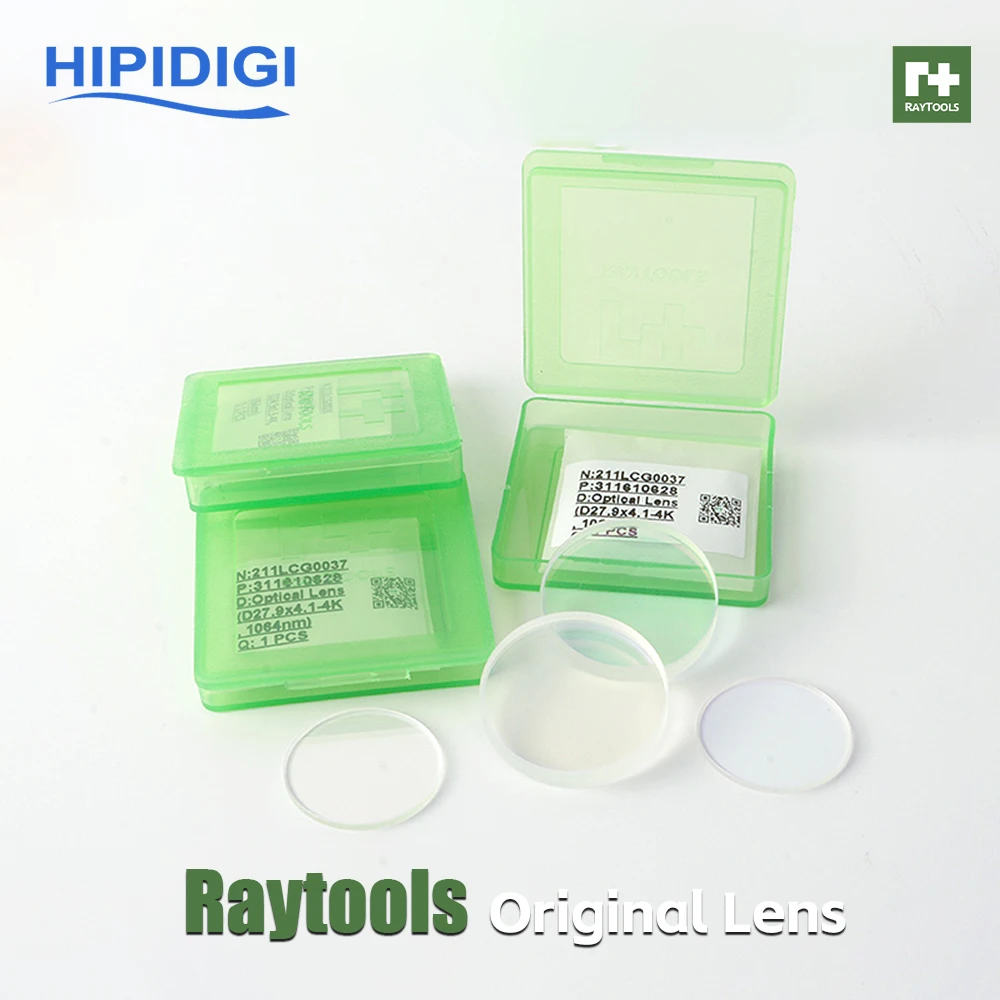 Оригинальные защитные линзы Raytools Laser 27.9x4.1 24.9x1.5 для волоконных лазерных линз