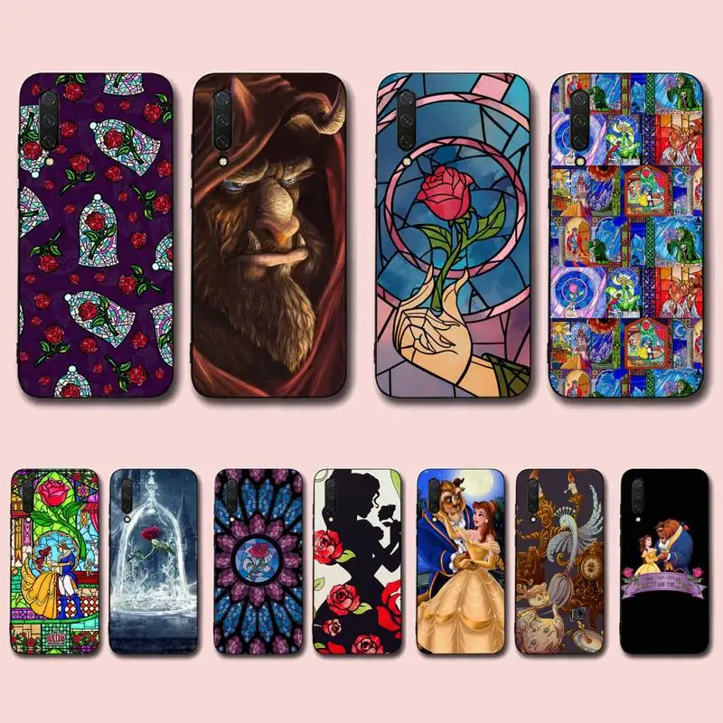 

Disney Beauty and the beast Phone Case for Xiaomi mi 5 6 8 9 10 lite pro SE Mix 2s 3 F1 Max2 3