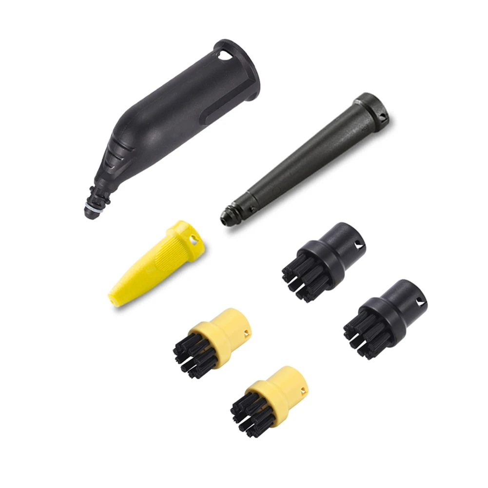 

For Karcher Steam Vacuum Cleaner SC2 -SC7 CTK10 Accessories Powerful Nozzle Cleaning Brush Head Mirror Parts(7Pc,Yellow)