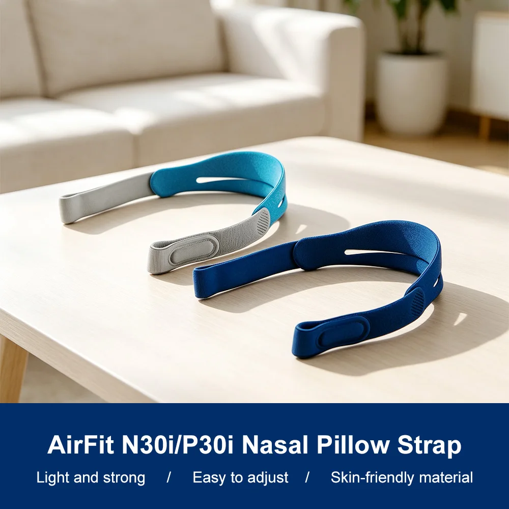 Фото Комплект из 5/10 шт. ремней для масок CPAP AirFit N30i/P30i, прочный регулируемый ремешок для масок N30i/P30i, аксессуары для масок №2