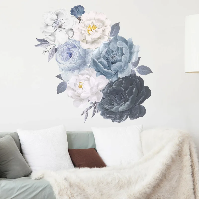 

Flower Printed Wall Stickers Create a Dreamy Living Space by Adding Fashionable Elements to the Home with the Charm of Spring