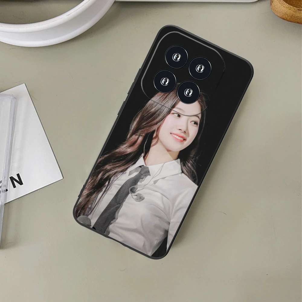 Милый чехол KPOP LE Kazuha для мобильного телефона Xiaomi 14 13 12 11 10 9 T Ultra Lite Pro S SE X 5G черный