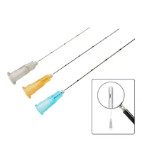 new disposable micro cannula injection 18g 21g 22g 23g 25g 27g 30g meos nano needles facial filling nose slight blunt needle