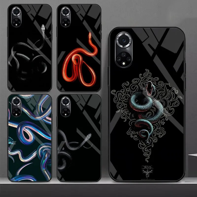 

Snake Phone Case For Samsung A 70 52 71 72 81 91 E S 4G 5G 33 20 S 12 10 21 22 13 30 31 32 40 42 50 51 Glass Cover