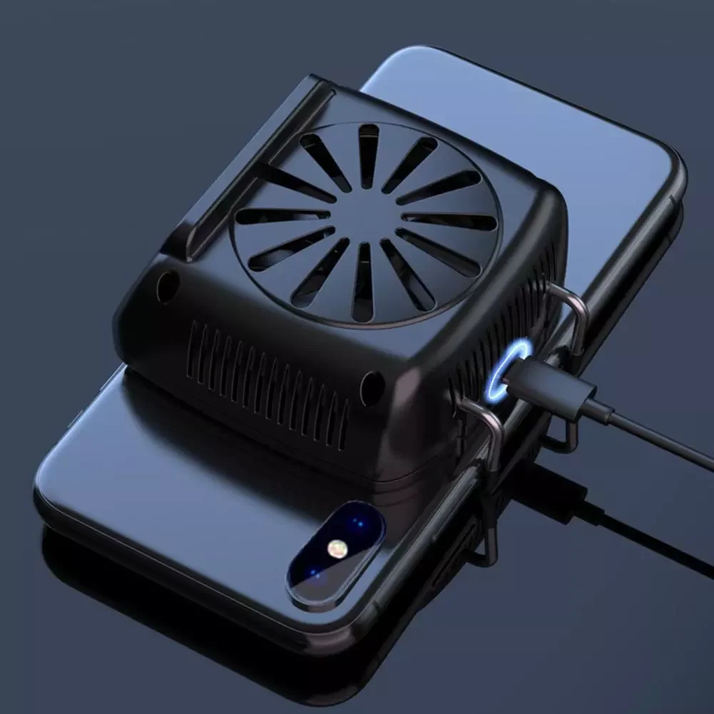 

Powered ABS Metal Cooler Cooling Fan Radiator Bracket Pad for Tablet Phone