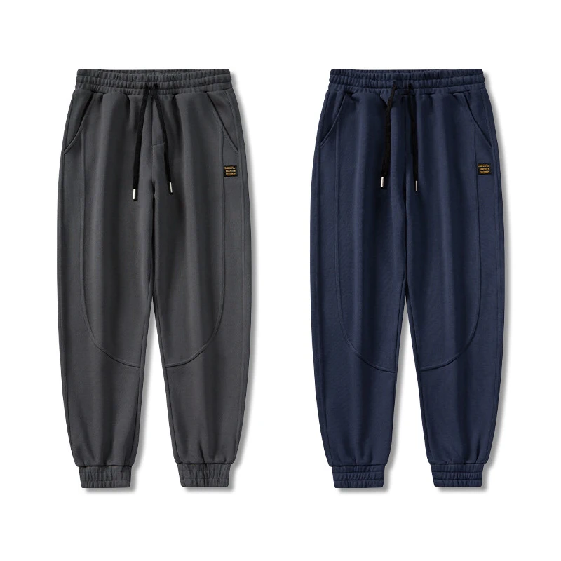 Men's Cotton Jogging Sports Pants Loose Casual Training Pants Sportswear Men's Straight Leg Sweatpants Gyms Trousers Autumn