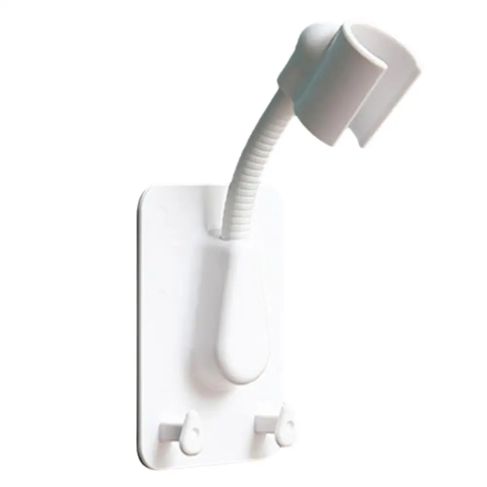 Регулируемый держатель для душевой лейки с 2 крючками и поворотным кронштейном Mo