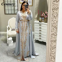 century moroccan kaftan evening dress crystal caftan dress embroidery prom dress marocain kaftan dubai muslim robes de soir%c3%a9e