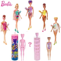 original barbie color reveal girl dolls barbie accessories fashion kids toys for girls soaked in water change surprise