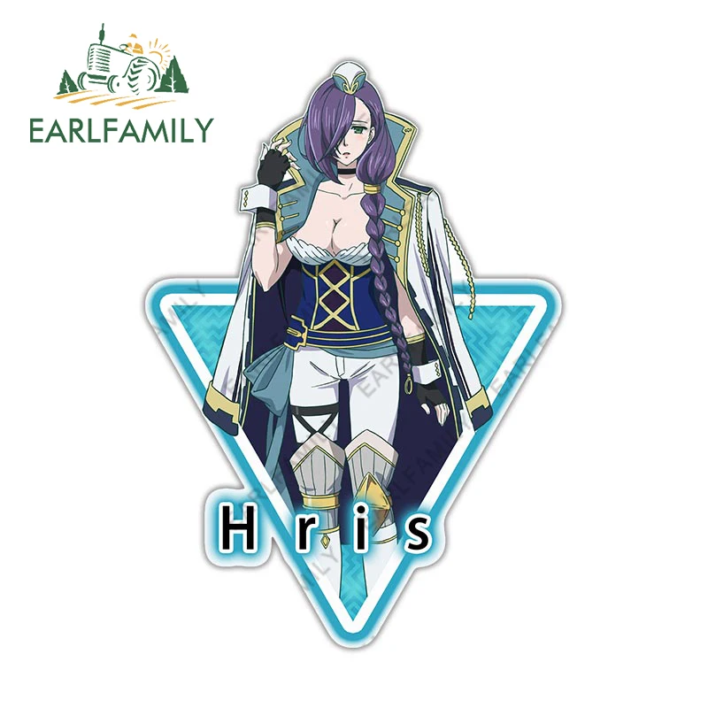 EARLFAMILY 13cm x 9.3cm Record of Ragnarok Hrist Car Stickers Graphics Creative Anime Decal Laptop Bumper Windshield Car Lable