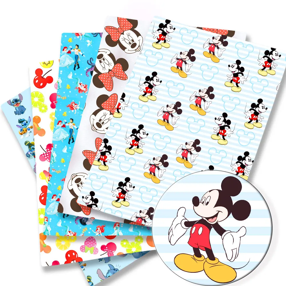 

disney fabric 140x50CM Cartoon cotton fabric Patchwork Tissue Kid Home Textile Sewing Doll Dress Curtain Polyester cotton Fabric