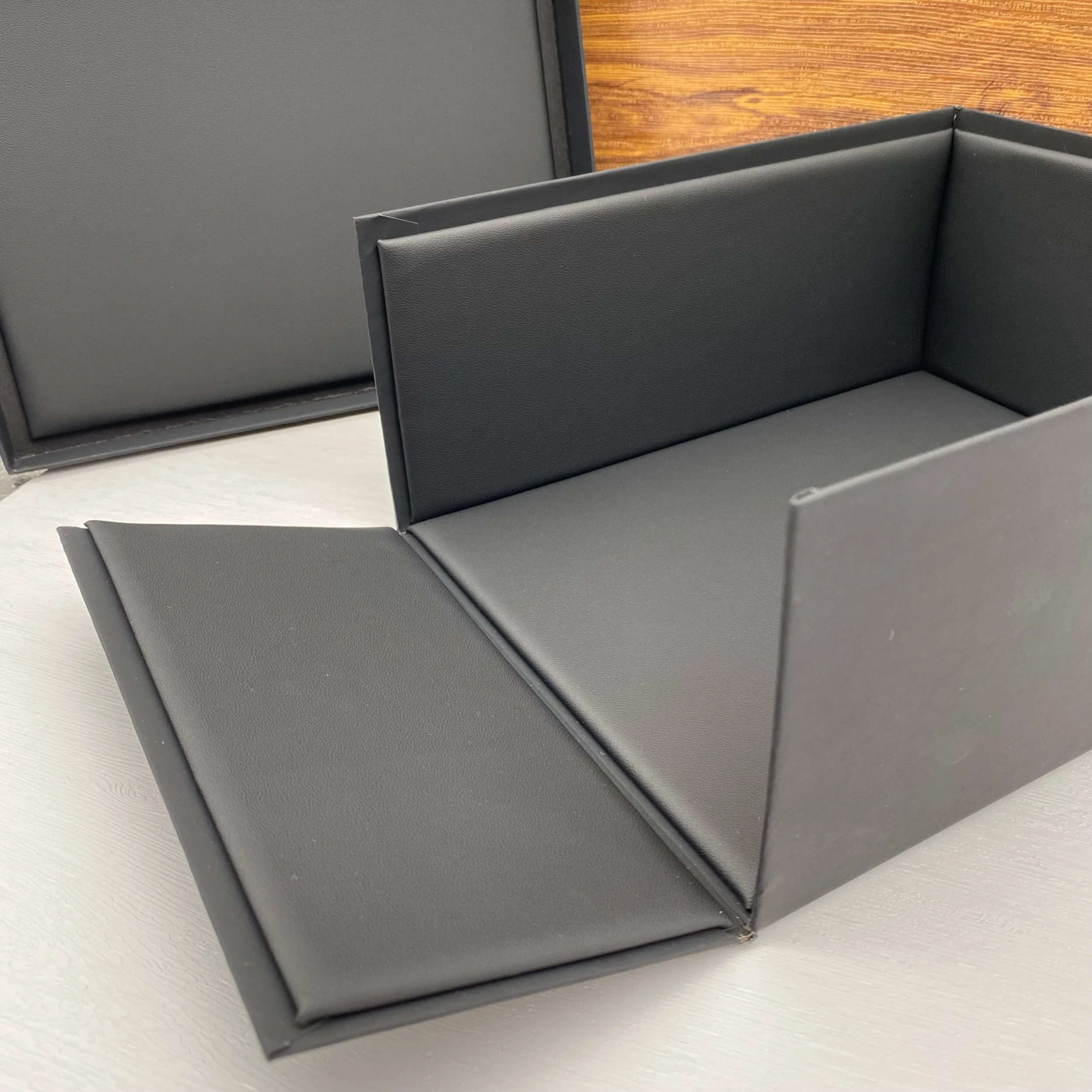 Factory Supply Wholesale High-Grade Luxury Brand Black PU Watch Original Box R Watch Packing Box With The Best Quality