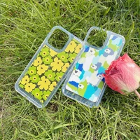 pretty flowers and sheep phone case for iphone 11 12 13 pro max x xs xr 7 8 plus shockproof transparent protector cover