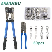 crimping tools kits 6 50mm%c2%b2 awg 22 10 tube terminal crimper multitool battery cable lug hex crimping pliers hand tools