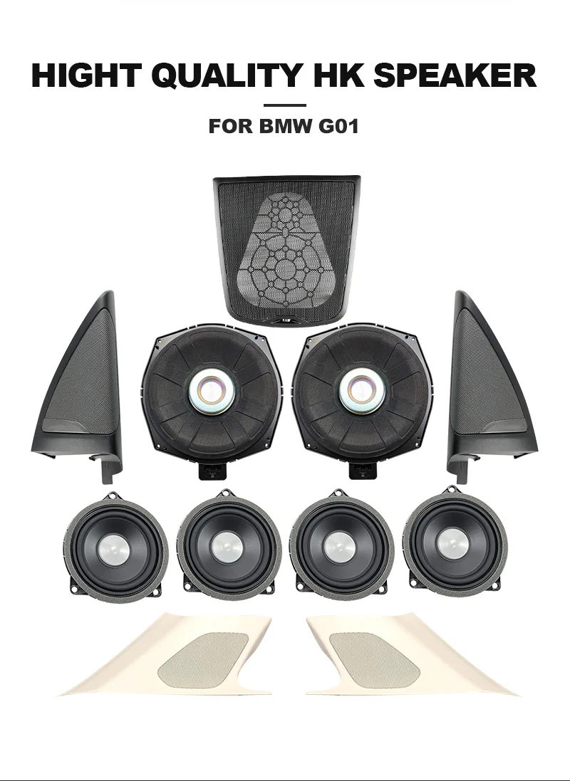 For BMW NEW X3 G01 Sound High Frequency Horn In The Car High Quality Tweeter Cover Midrange Subwoofer Bass Audio Speakers images - 6