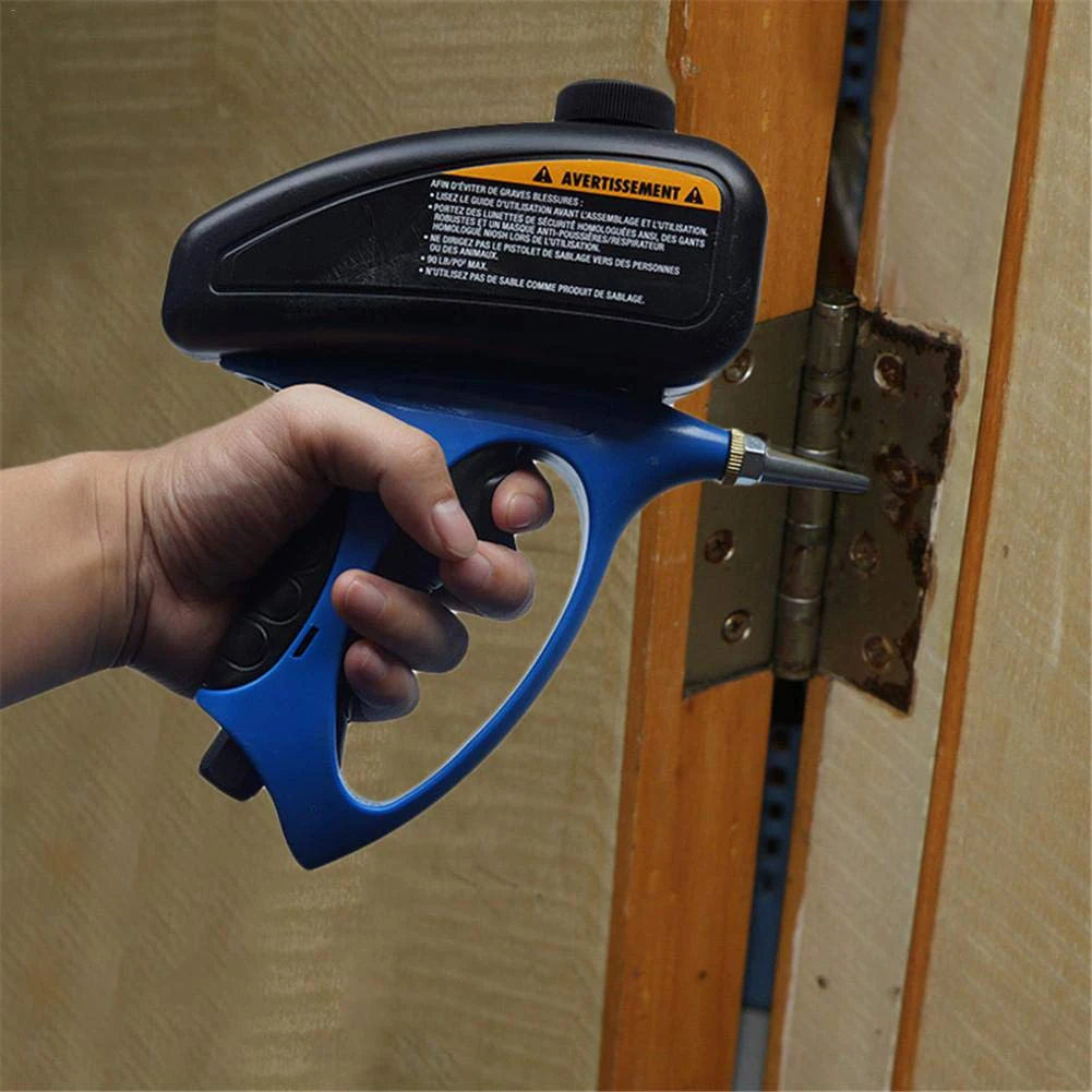 

Portable Sand Gravity Sandblasting Gun DIY Anti-rust Blasting Device Pneumatic Small Sand Blasting Machine With Small Nozzle