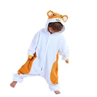 Детский костюм-комбинезон в виде хомяка, Женский костюм для косплея на Хэллоуин из мультфильма, цельная Пижама, рождественский подарок, одежда для сна, кенгуруми из енота