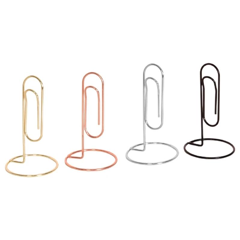 

57EC Fashionable Hollow Clips Holder Clip Photo Clips Memo Holder Photo Postcard Clip