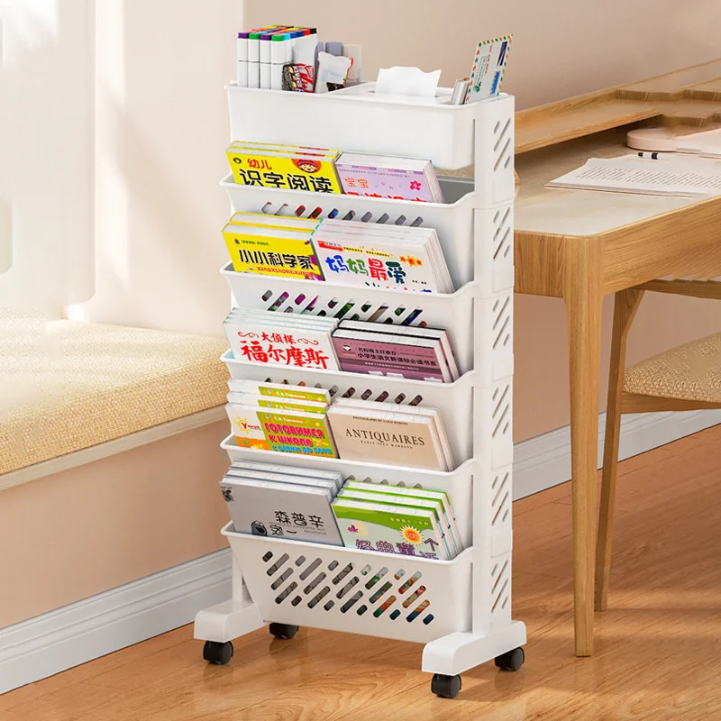 

Flexible Mobility Book Organization Artifact Removable Book Storage Rack Large Capacity Design Easy To Search Classified Storage