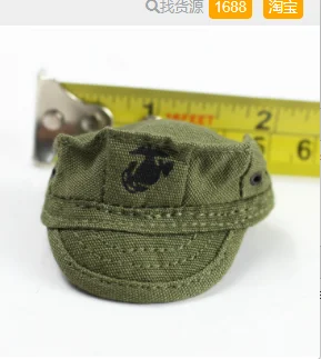 

1/6 Scale Green Cap Hat Models for 12''Figures Bodies DIY Accessories