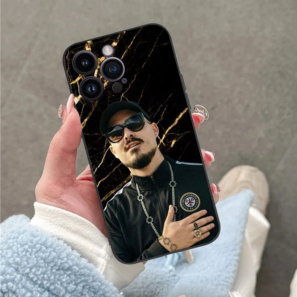 Singer D-Dellafuente FC Phone Case For iPhone 16 15 14 13 12 11 Plus Pro Max XS X XR SE Mini 8 7 Soft Silicone Black Cover