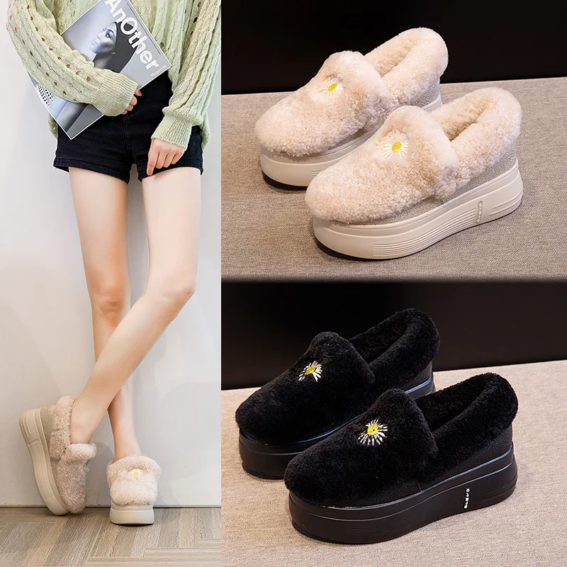 Женская обувь женская на платформе повседневные кроссовки с круглым носком и