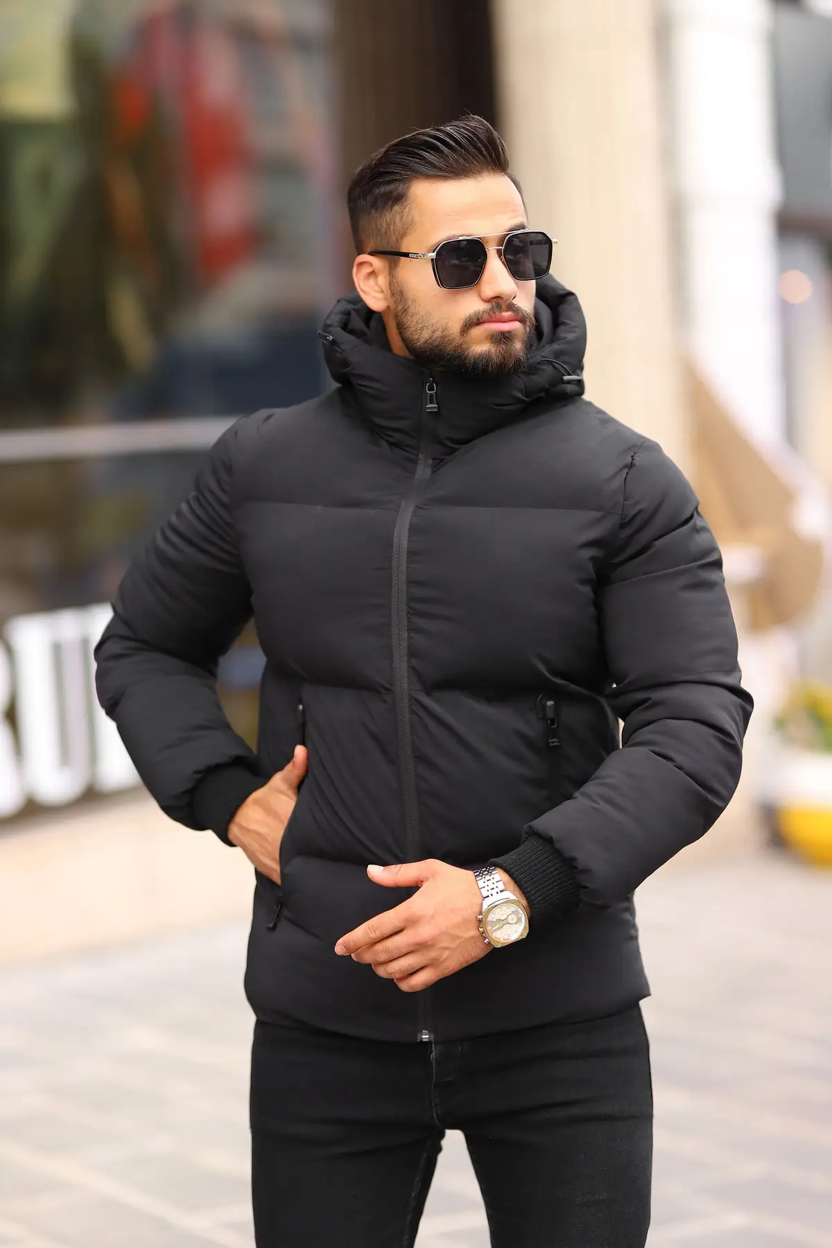 New Season Will Hooded Windproof Men's Coat Winter