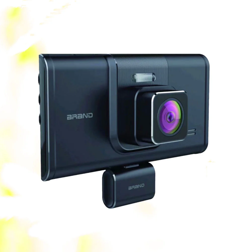 

4 Inch Three Lens Driving Recorder Car Dash Cam Wide Angle DVR Camera Night Vision Mirror