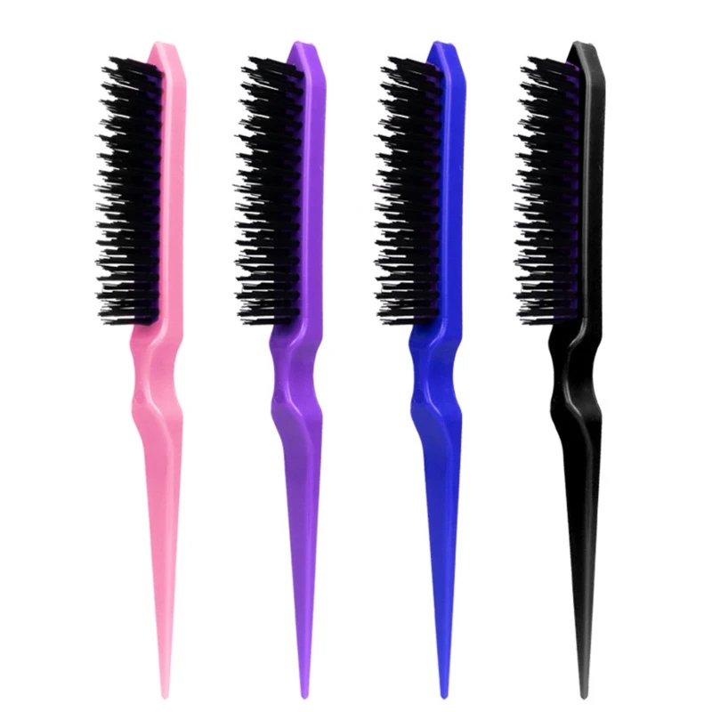 

Professional Hair Brushes Comb Teasing Back Combing Hair Brush Slim Line Hairdressing Styling Tool Drop Shipping